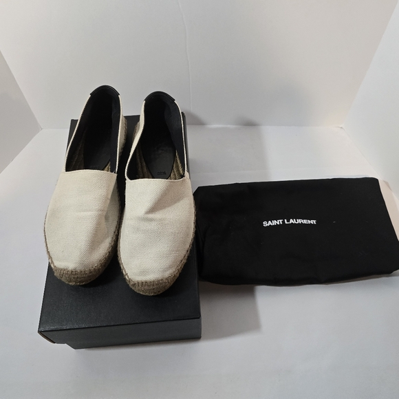 Saint Laurent Beige Espadrilles - Picture 1 of 12